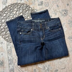 American Eagle Outfitters Artist Crop Dark wash jeans